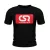 CSR T-Shirt - Black - Red