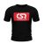 CSR póló - Black - Red