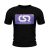CSR T-Shirt - Black - Purple