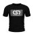 CSR póló - Black - White - Antracite