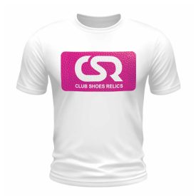 CSR T-Shirt - White - Pink