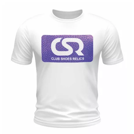 CSR T-Shirt - White - Purple
