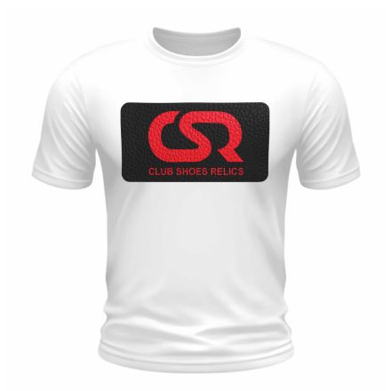 CSR póló - White - Black & Red
