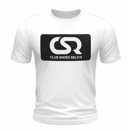 CSR T-Shirt - White - Black & White